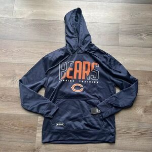 Mens Size Medium New Era Chicago Bears Hoodie NFL Blue
